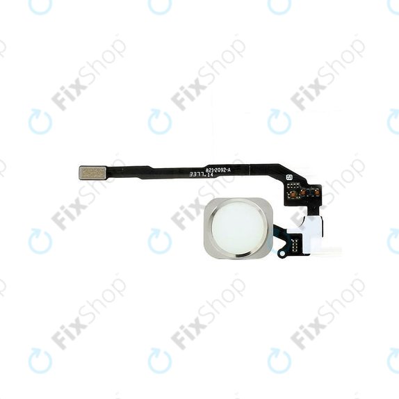 Apple iPhone 5S, SE - Home tipka + fleksibilni kabel (srebrni)