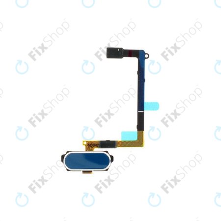 Samsung Galaxy S6 G920F - Home Button + Flex kabel (plavi) - GH96-08166D Genuine Service Pack