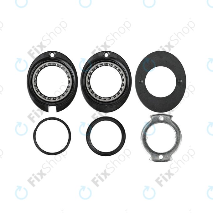 Xiaomi Mi Electric Scooter 1S, 2 M365, Essential, Pro, Pro 2 - Set ležajeva / oslonaca / poklopca prednje vilice (Black)