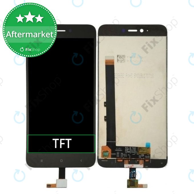 Xiaomi Redmi Note 5A 32GB, 64GB - LCD zaslon + zaslon osjetljiv na dodir (Black) TFT