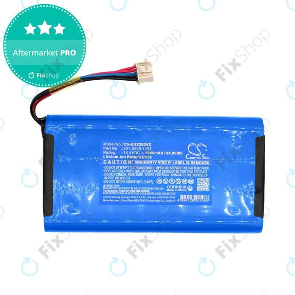 Baterija za Ecovacs Deebot X2 Omni, 5900mAh, Li-Ion, 14.4V, 201-2228-1457, HQ