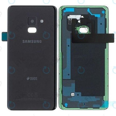 Samsung Galaxy A8 A530F (2018) - Poklopac baterije (crni) - GH82-15557A Originalni servisni paket