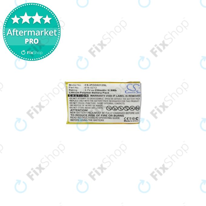 Apple iPod Shuffle (1. generacija) - Baterija 616-0212 250mAh HQ