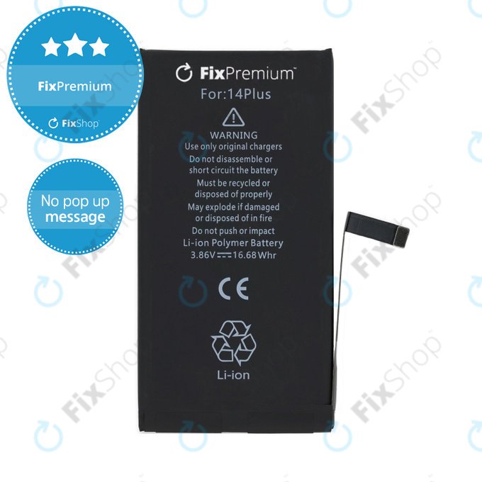 Baterija za iPhone 14 Plus, 4325mAh, DIAGNOSTIC