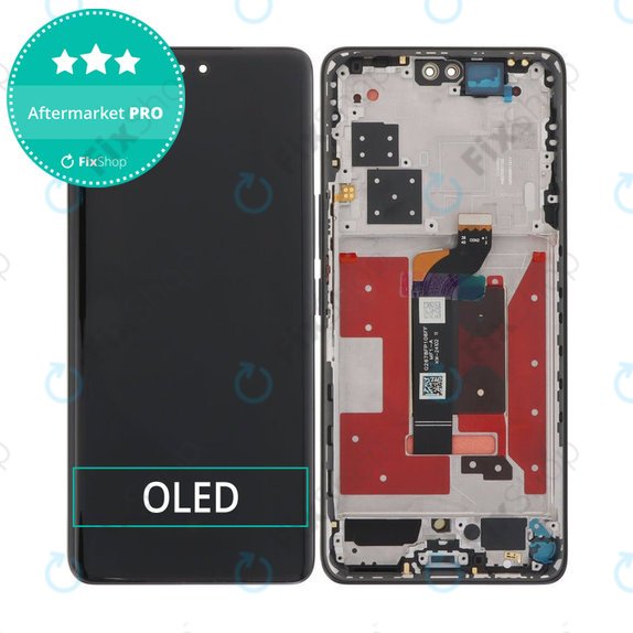 Honor 200 Pro - LCD zaslon + zaslon osjetljiv na dodir + okvir (Black) OLED