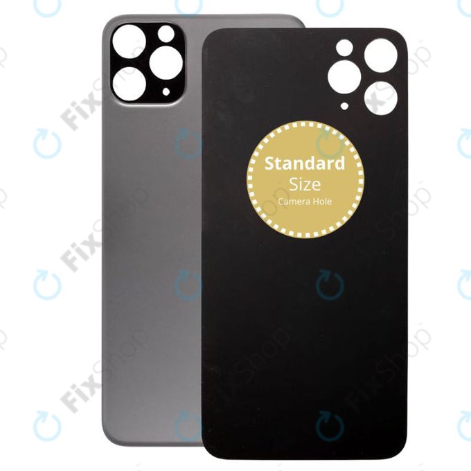 Apple iPhone 11 Pro Max - Stražnje staklo kućišta (Space Gray)