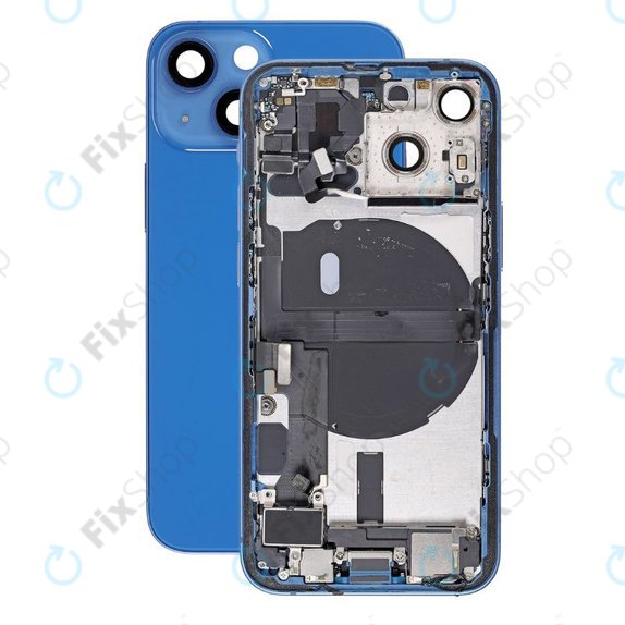 Apple iPhone 13 Mini - Stražnje Maska s malim dijelovima (plavo)