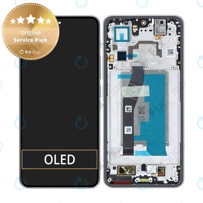 Xiaomi 14T - LCD zaslon + zaslon osjetljiv na dodir + okvir (Titan Gray) - 5600040N12A00 Genuine Service Pack