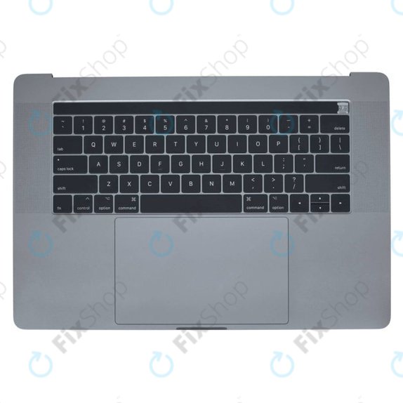 Apple MacBook Pro 15" A1707 (kasno 2016. - Sredina 2017.) - Gornji okvir tipkovnice + američka tipkovnica + mikrofon + trackpad + zvučnici (Space Gray)