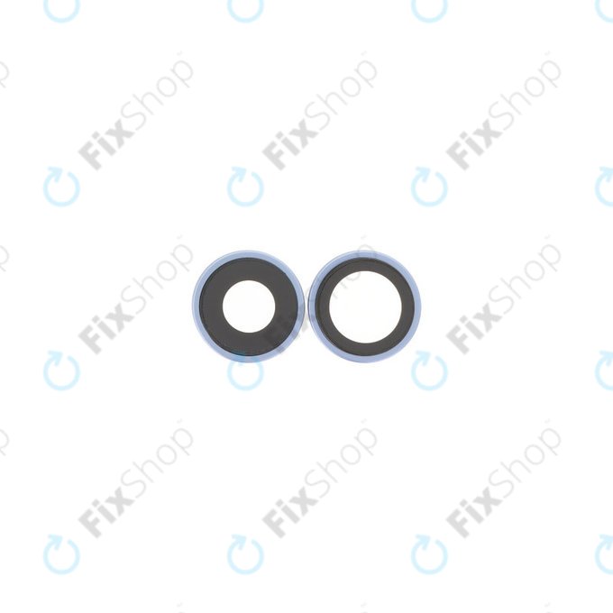 Apple iPhone 17 - Staklo zadnje kamere s okvirom (Mist Blue) - 2 kom