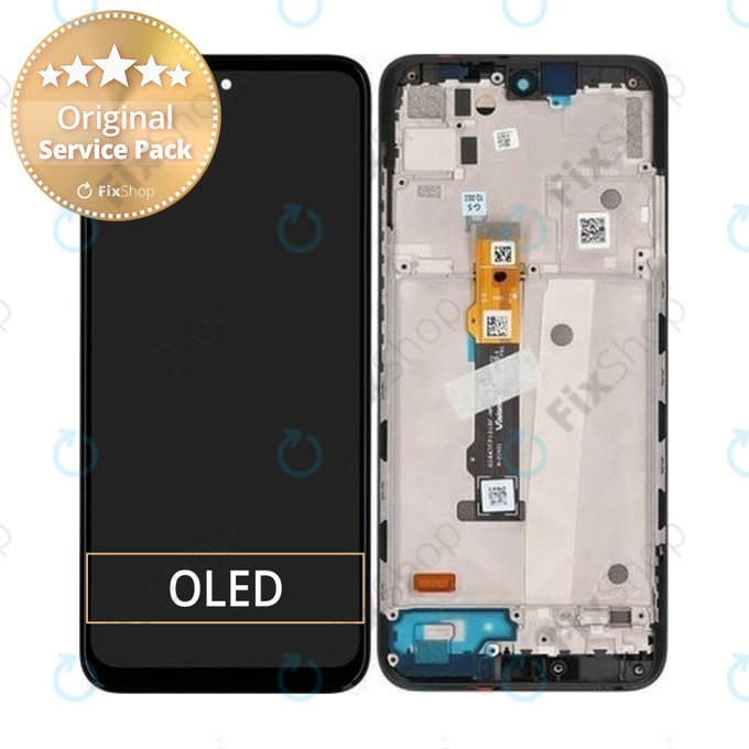 Motorola Moto G71 XT2169 - LCD zaslon + zaslon osjetljiv na dodir + okvir - 5D68C19911 Originalni servisni paket