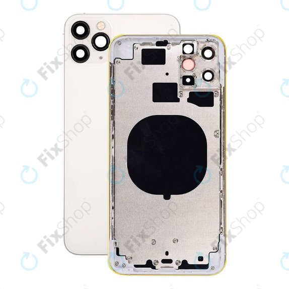 Apple iPhone 11 Pro Max - Stražnje Maska (srebrno)