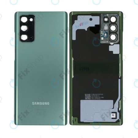 Samsung Galaxy Note 20 N980B - Poklopac baterije (Mistično zelena) - GH82-23298C Originalni servisni paket
