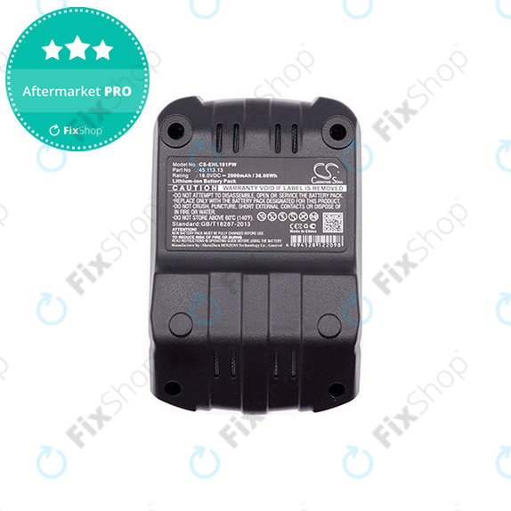 Baterija za Einhell RT-CD 18/1 Li, 2000mAh, Li-Ion, 18V, 45.113.13, HQ