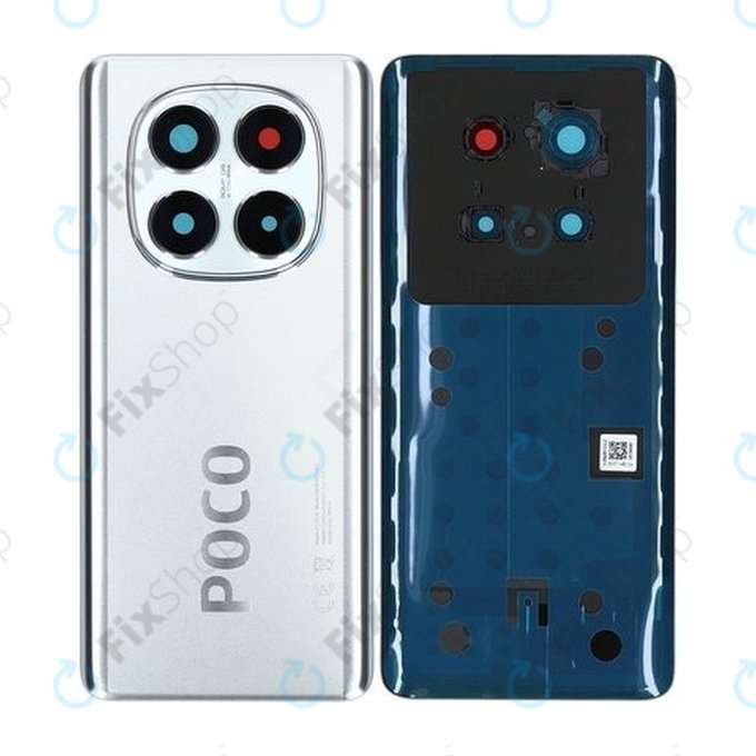 Xiaomi Poco X7 24095PCADG - Poklopac baterije (Silver) - 5600060O16P00 Genuine Service Pack