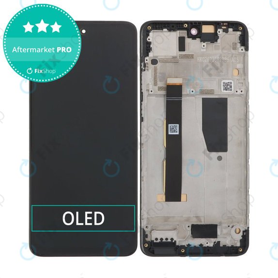 Motorola Moto G84 XT2347 - LCD zaslon + zaslon osjetljiv na dodir + okvir (Black) OLED