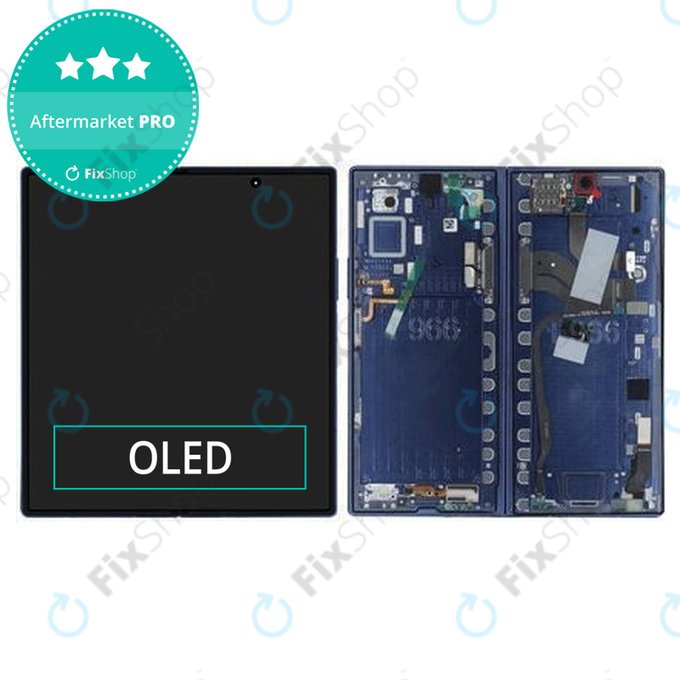 Samsung Galaxy Z Fold 7 F966B - LCD zaslon + zaslon osjetljiv na dodir + okvir (Blue Shadow) OLED