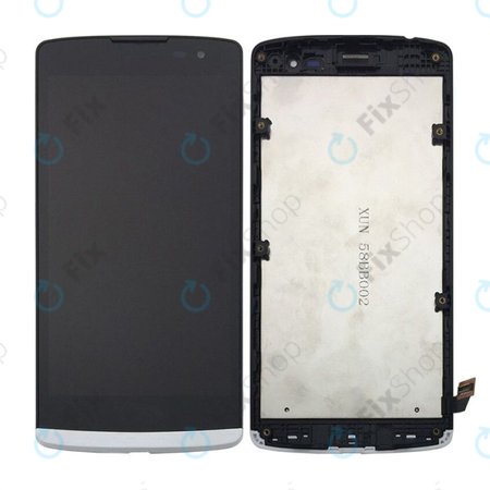 LG Leon H340N - LCD zaslon + zaslon osjetljiv na dodir + okvir (bijeli)