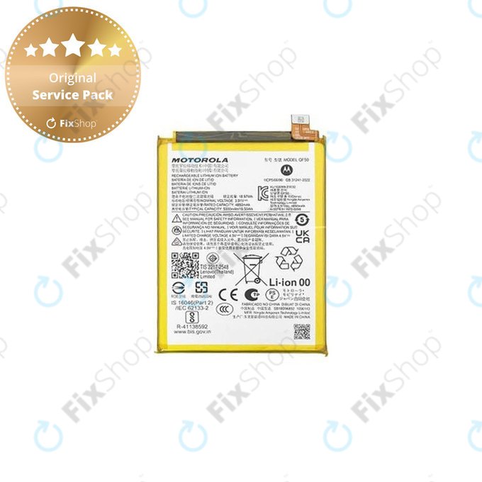 Motorola Moto G04, G24, G34 - Baterija QF50 5000mAh - SB18E20083 Genuine Service Pack