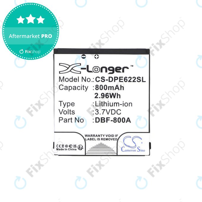 Baterija za Doro PhoneEasy 2314, 2315, 1360, 520, 800mAh, Li-Ion, 3.7V, DBF-800A, HQ