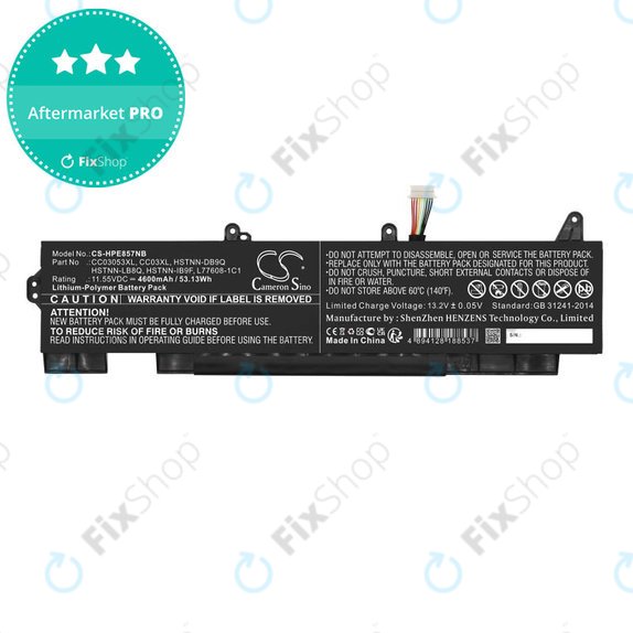 Baterija za HP ZBook Firefly 15 G7, G8, EliteBook 855 G7, G8, 850 G7, G8, 4600mAh, Li-Pol, 11.55V, CC03053XL, HQ