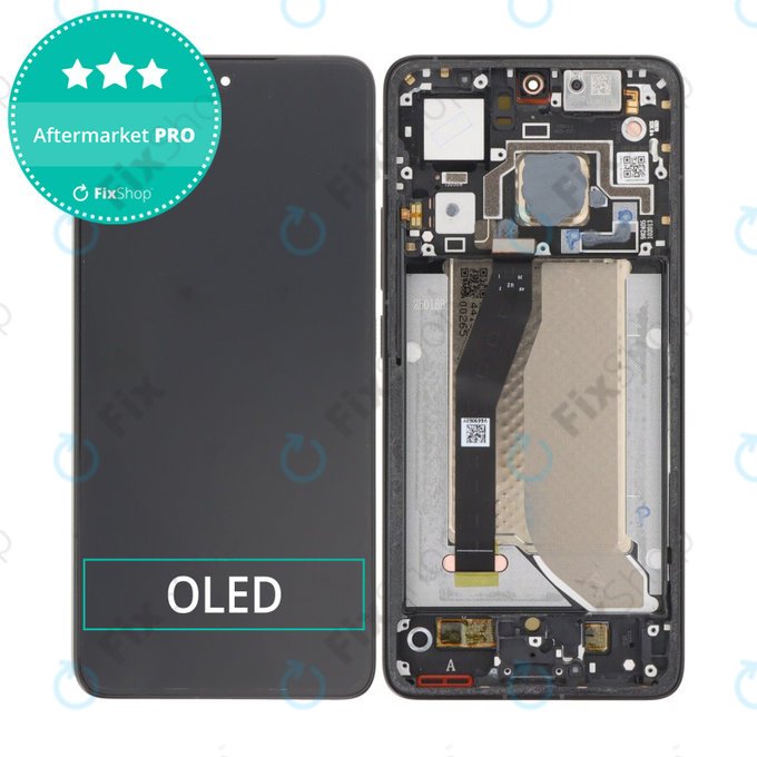Xiaomi 14T Pro 2407FPN8EG - LCD zaslon + zaslon osjetljiv na dodir + okvir (Titan Gray) OLED