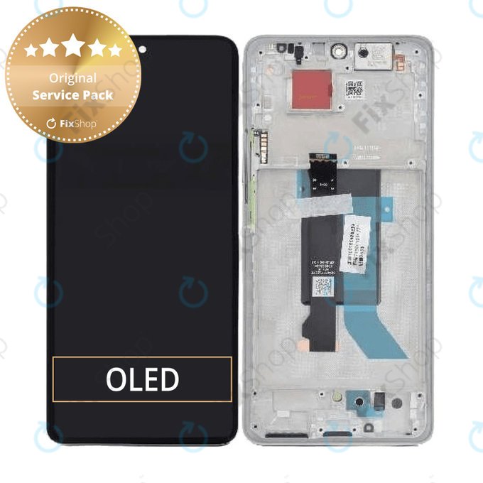Xiaomi Poco X7 24095PCADG - LCD zaslon + zaslon osjetljiv na dodir + okvir (Silver) - 5600030O16P00 Genuine Service Pack