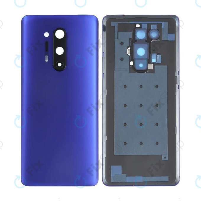 OnePlus 8 Pro - Poklopac baterije + leća stražnje kamere (ultramarin plava)
