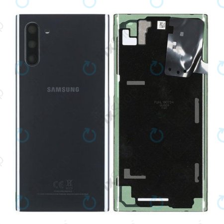 Samsung Galaxy Note 10 - Poklopac baterije (Aura crna) - GH82-20528A Originalni servisni paket