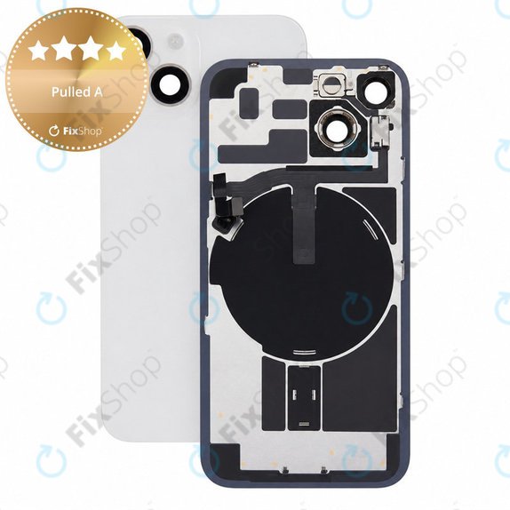 Staklo stražnjeg kućišta za iPhone 14, Starlight, Pulled A