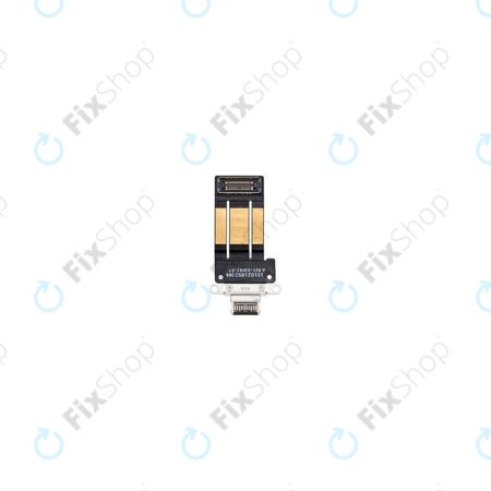 Apple iPad Pro 11.0 (3. generacija, 4. generacija), 12.9 (5. generacija) - Konektor za punjenje + fleksibilni kabel (crni)