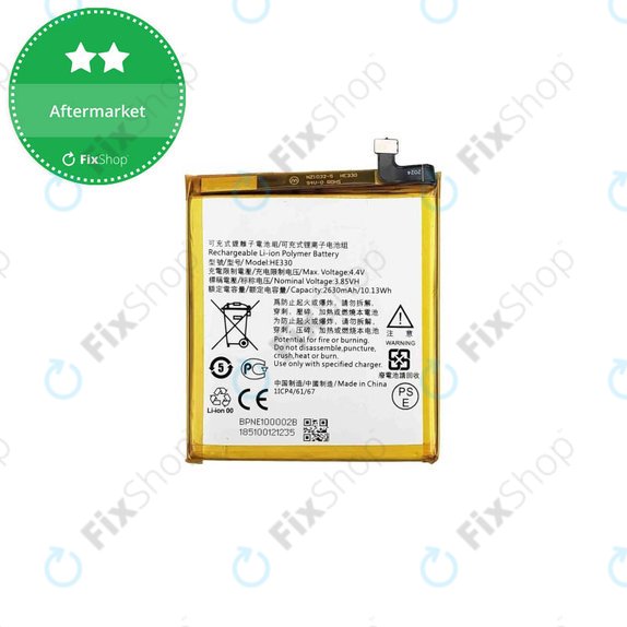 Nokia 3, 3 Dual - Baterija HE330 2630mAh