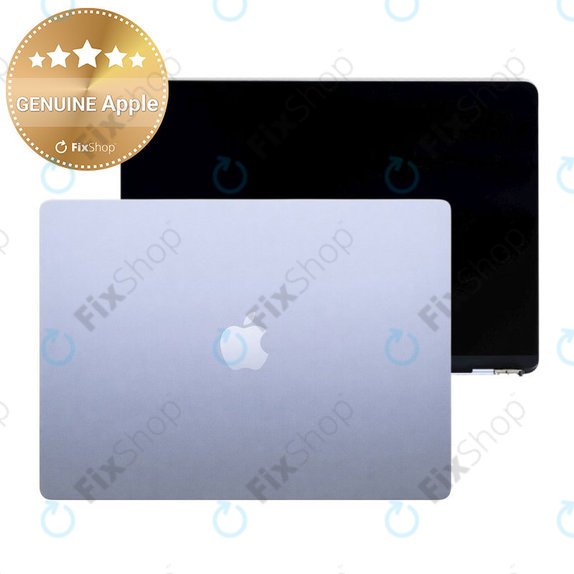 LCD zaslon za MacBook Air 15", A3241 (2025), s prednjim staklom i pokrovom, Sky Blue, 661-50132, Genuine Apple