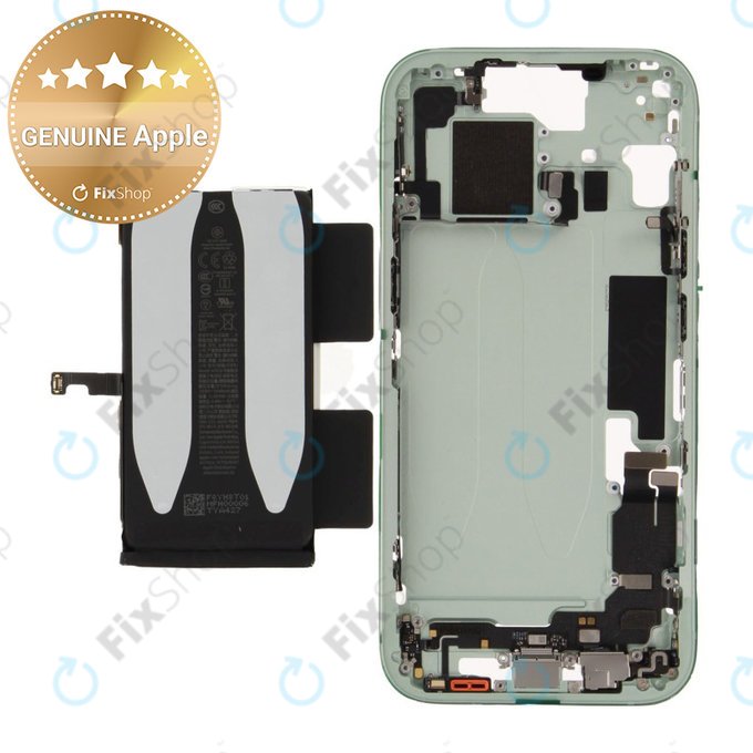 Srednji okvir s baterijom za iPhone 15 | Green | ZD076-00673 | Genuine Apple