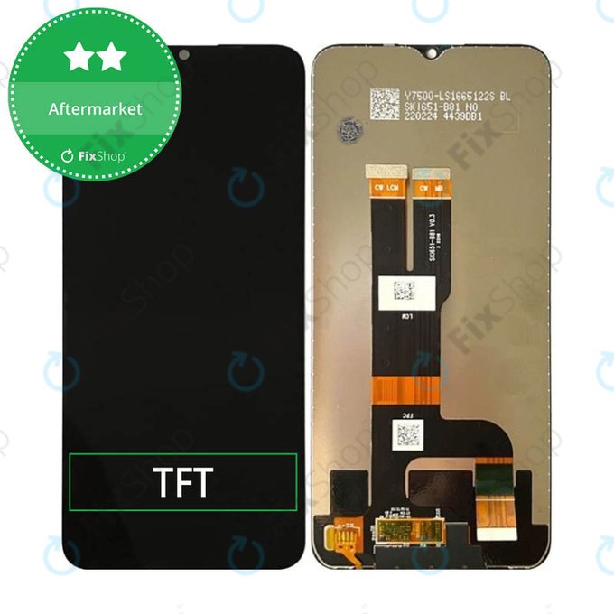 Realme C31 - LCD zaslon + zaslon osjetljiv na dodir TFT
