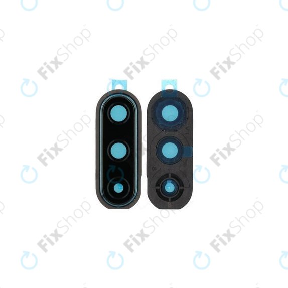 OnePlus Nord CE 5G - Stakleni okvir stražnje kamere (plava praznina) - 1071101097 Originalni servisni paket