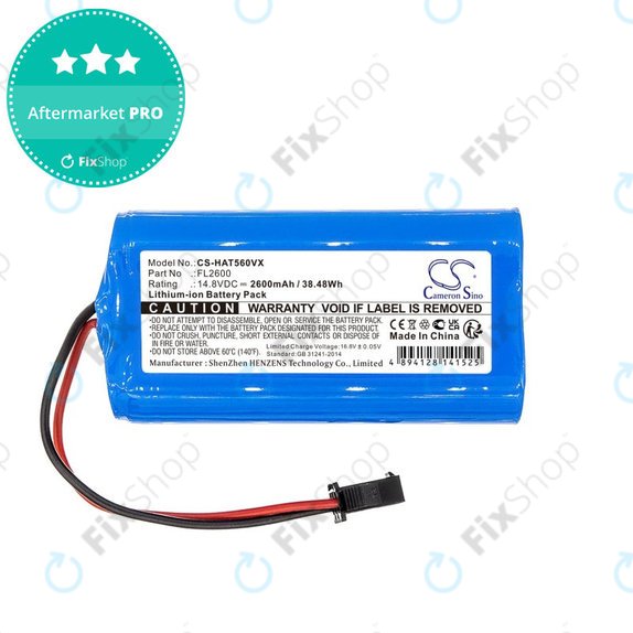 Baterija za Eufy Robovac 11, Haier TAB T550, Haier TAB560, 2600mAh, Li-ion, 14.8V, FL2600, HQ