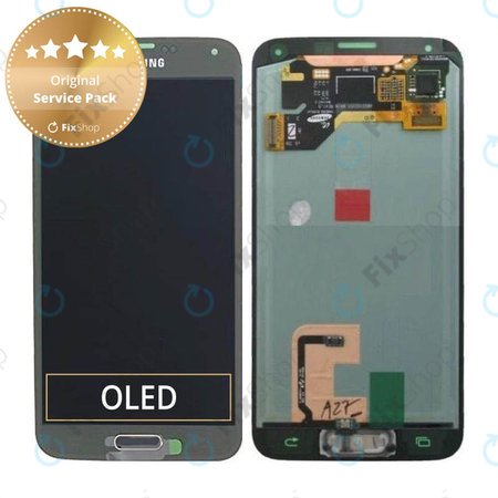 Samsung Galaxy S5 G900F - LCD zaslon + zaslon osjetljiv na dodir (bakreno zlatno) - GH97-15959D, GH97-15734D Originalni servisni paket