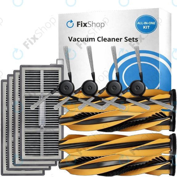 Set rezervnih dijelova za Mova Z60 Ultra Roller (2 para glavnih četki, 4x Filter, 4x Bočna četka)