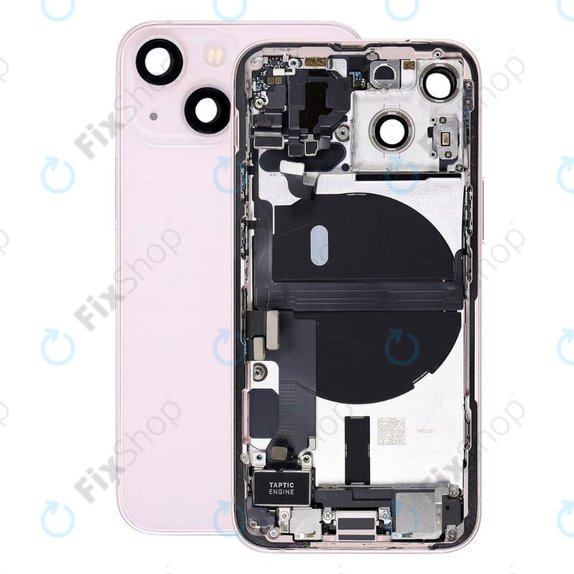 Apple iPhone 13 Mini - Stražnje Maska s malim dijelovima (ružičasto)