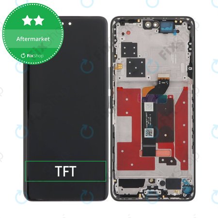 Honor 200 Pro - LCD zaslon + zaslon osjetljiv na dodir + okvir (Black) TFT