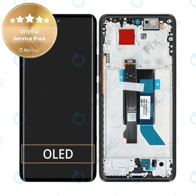 Xiaomi Poco X7 24095PCADG - LCD zaslon + zaslon osjetljiv na dodir + okvir (Black) - 5600010O16P00 Genuine Service Pack