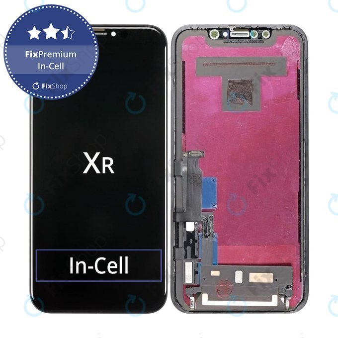 Apple iPhone XR - LCD zaslon + zaslon osjetljiv na dodir + okvir In-Cell FixPremium