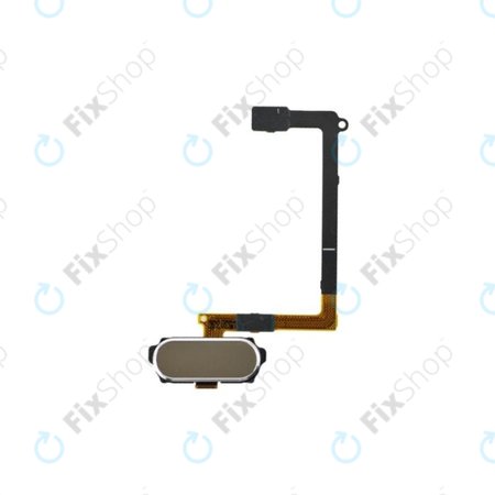 Samsung Galaxy S6 G920F - Home Button + Flex kabel (zlato) - GH96-08166C Genuine Service Pack