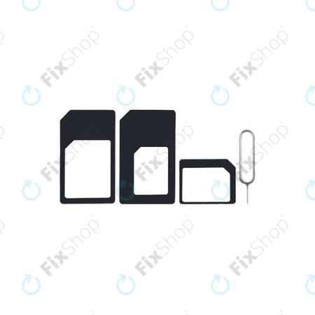 SIM adapter 3u1 (NanoSIM, MicroSIM, MiniSIM) + otvarač SIM utičnice
