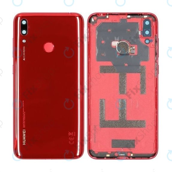 Huawei Y7 (2019) - Poklopac baterije (Koraljno crvena) - 02352KKL