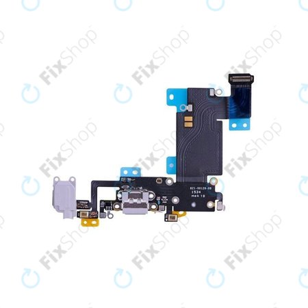 Apple iPhone 6S Plus - Konektor za punjenje + savitljivi kabel (sivo)