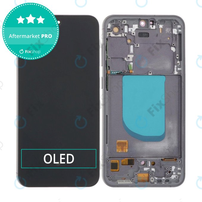 Samsung Galaxy S23 FE S711B - LCD zaslon + zaslon osjetljiv na dodir + okvir (Graphite) OLED