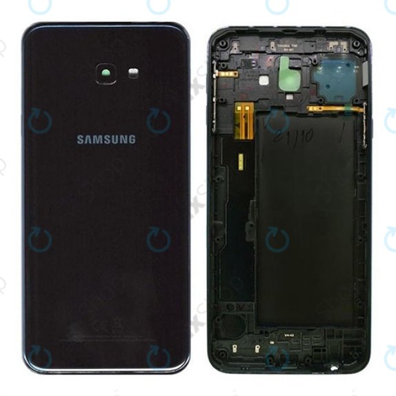 Samsung Galaxy J4 Plus (2018) - Poklopac baterije (crni) - GH82-18155A Originalni servisni paket
