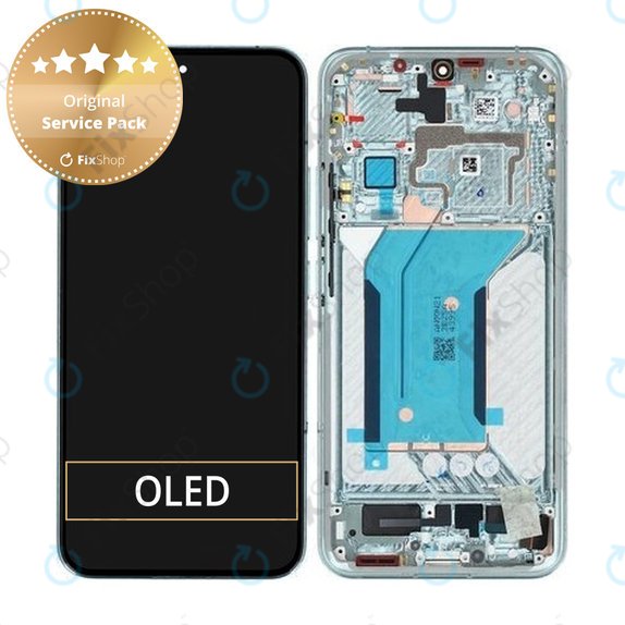 Xiaomi 14 23127PN0CC - LCD zaslon + zaslon osjetljiv na dodir + okvir (Jade Green) - 56000600N300 Genuine Service Pack